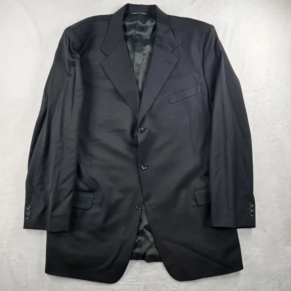 Canali Bernini Proposta 100% Wool 3 Button Sport Coat Mens 44L Jacket 16320/64